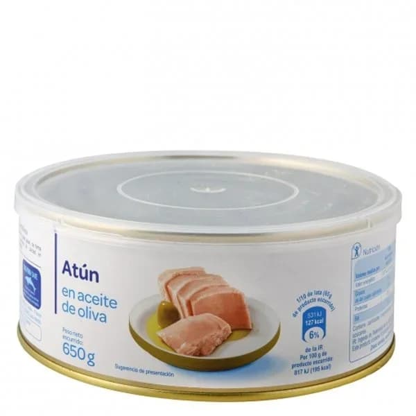 Atún en aceite de oliva 650 g. - 0.65 kg - Imagen del producto en Findit