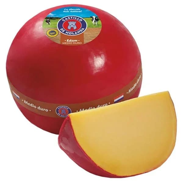Queso Edam Bola Semi Duro €/KG - 1 kg - Imagen del producto en Findit