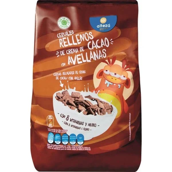 Cereales Rellenos de Chocolate 500G - 0.5 kg - Imagen del producto en Findit