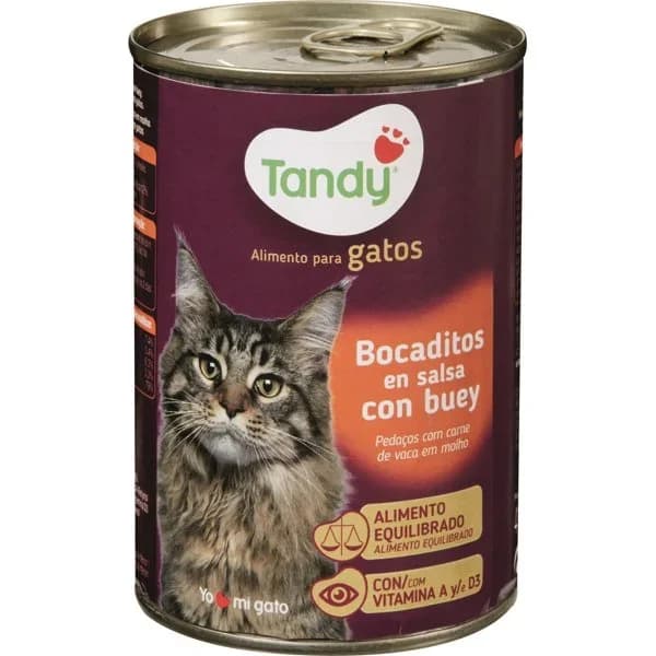 Comida Húmeda Gatos Bocaditos Buey - 0.41 kg - Imagen del producto en Findit