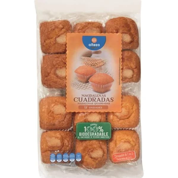 Magdalenas Cuadradas - 1 ud - Imagen del producto en Findit