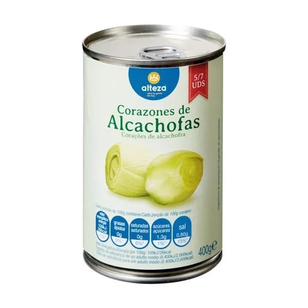 Alcachofa 5-7 390G - 0.39 kg - Imagen del producto en Findit