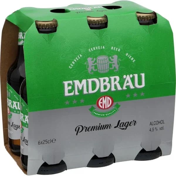 Cerveza Rubia Botellín 6 x 250ML - 1.5 l - Imagen del producto en Findit