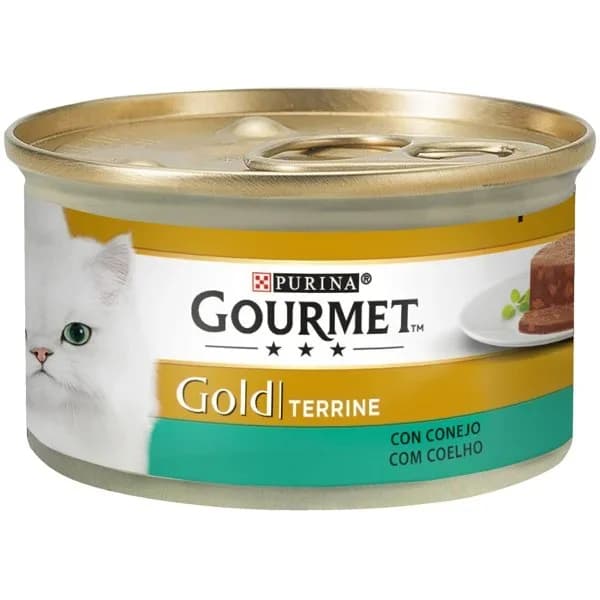 Comida Húmeda Gato Gourmet Gold Conejo 85G - 0.09 kg - Imagen del producto en Findit