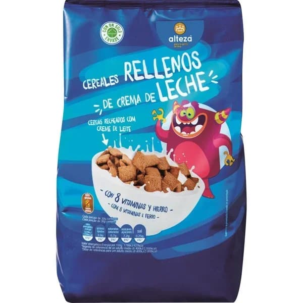 Cereales Rellenos de Leche 500G - 0.5 kg - Imagen del producto en Findit