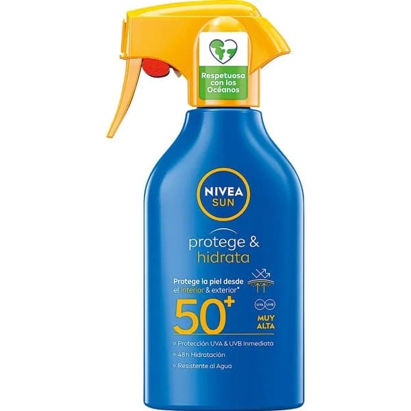 Crema solar protege&hidrata fp50+ NIVEA, pistola 270 ml - 0.25 l - Imagen del producto en Findit