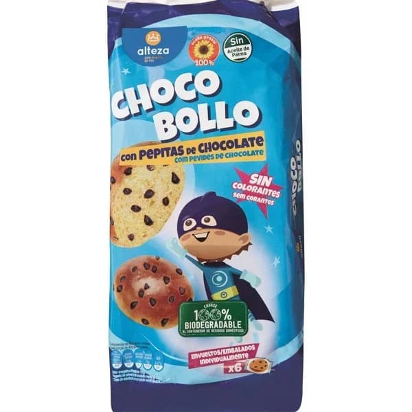 Bollo Pepitas Chocolate - 0.24 kg - Imagen del producto en Findit