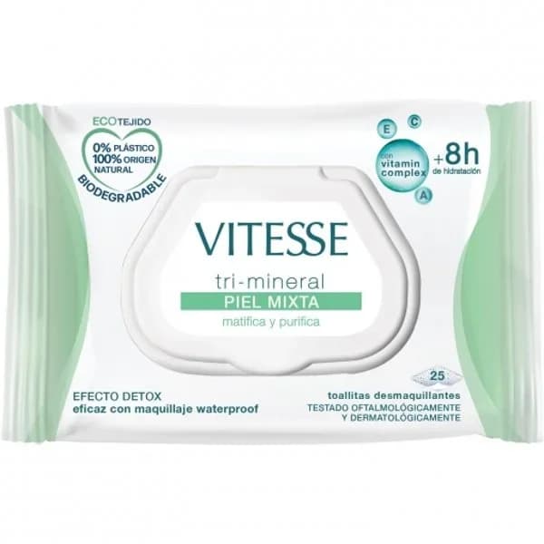 Toallitas piel mixta VITESSE, paquete 25 uds - 1 ud - Imagen del producto en Findit
