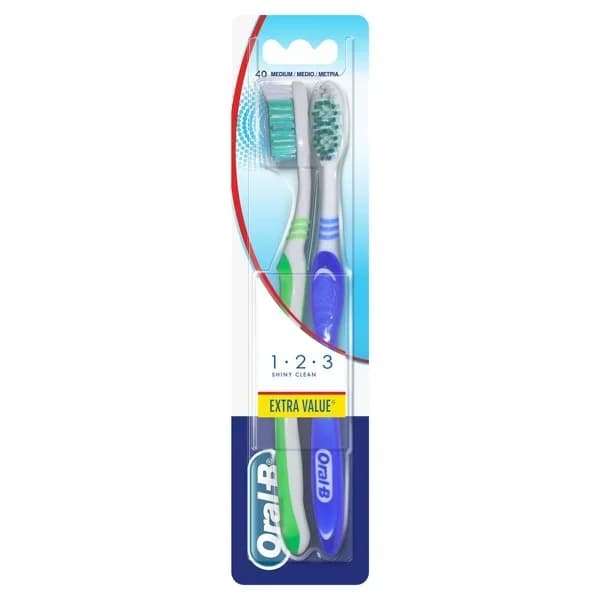 Cepillo de Dientes 123 Shiny Medio 2UD - 1 ud - Imagen del producto en Findit