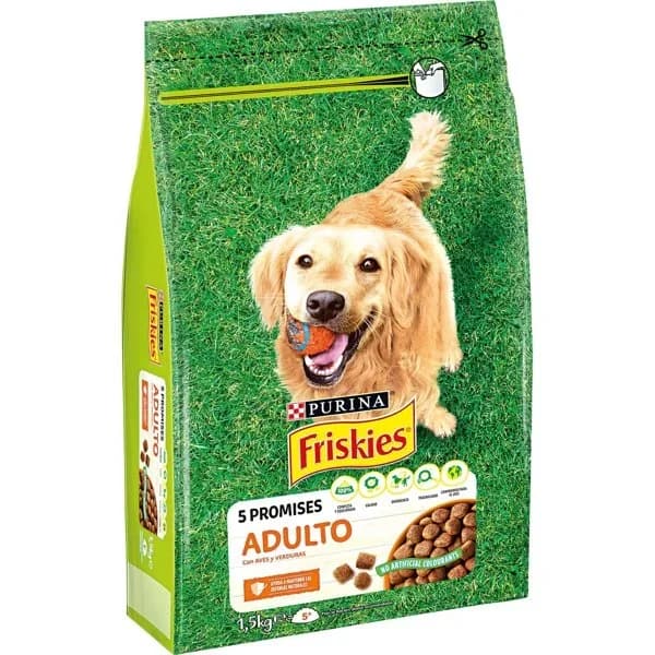 Comida Seca Perro Ave y Verdura 1,5KG - 1.5 kg - Imagen del producto en Findit