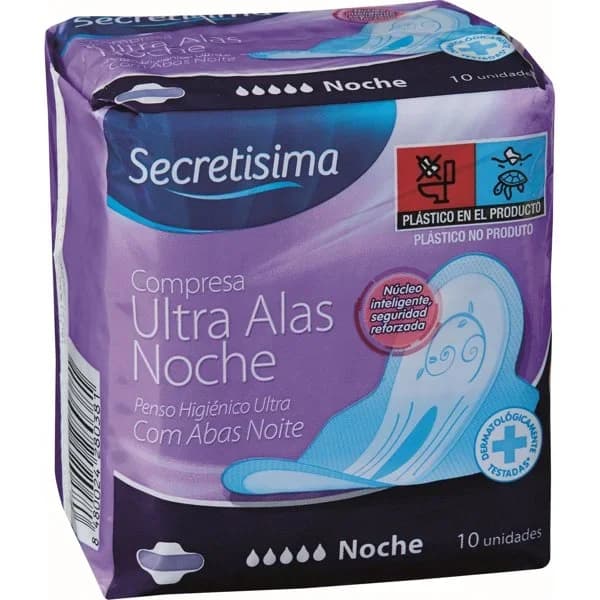 Compresa Ultra Alas Noche 10UD - 1 ud - Imagen del producto en Findit