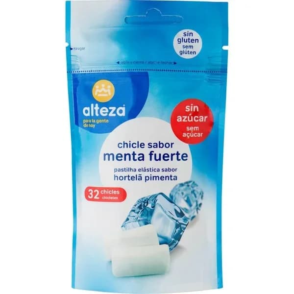 Chicle Menta Fuerte sin Azúcar 32UD - 1 ud - Imagen del producto en Findit