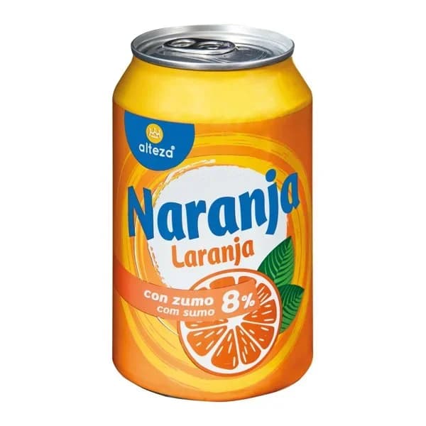 Refresco Naranja Lata 330ML - 0.33 l - Imagen del producto en Findit