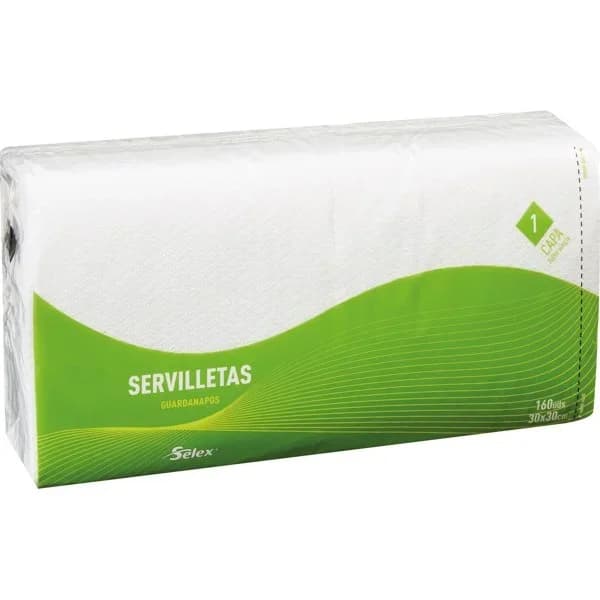 Servilleta Blanca 30x30CM 160UD - 1 ud - Imagen del producto en Findit