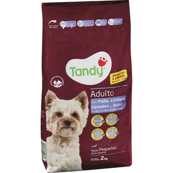 Comida Perro Croquetas Cordero Arroz Razas Pequeña - 2 kg - Imagen del producto en Findit