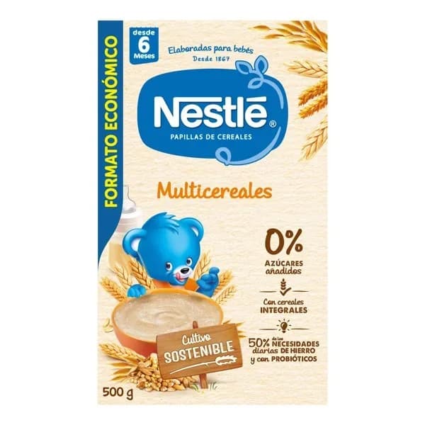 Papilla Infantil Multicereales 500G - 0.26 kg - Imagen del producto en Findit