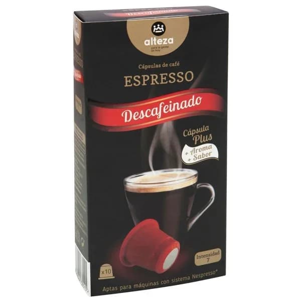 Café Cápsula Descafeinado 10UD - 0.05 ud - Imagen del producto en Findit