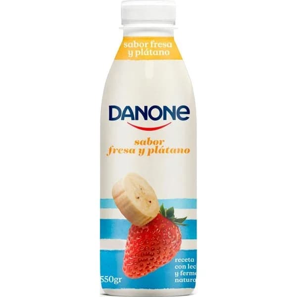 Yogur Líquido Danup Fresa y Plátano 550ML - 0.55 kg - Imagen del producto en Findit