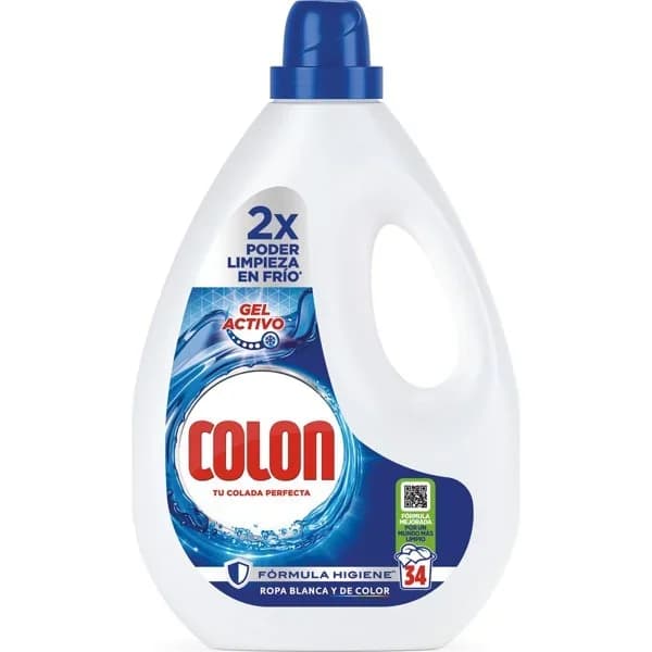 Detergente Gel Activo 34Lv - 1 ud - Imagen del producto en Findit