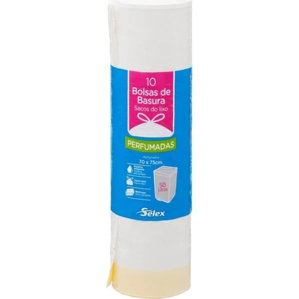 Bolsa de Basura Blanca 70x75CM 10UD - 1 ud - Imagen del producto en Findit