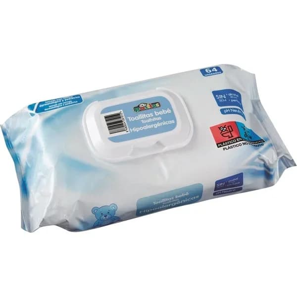 Toallitas Infantiles Pieles Sensibles  C/Tapa - 1 ud - Imagen del producto en Findit
