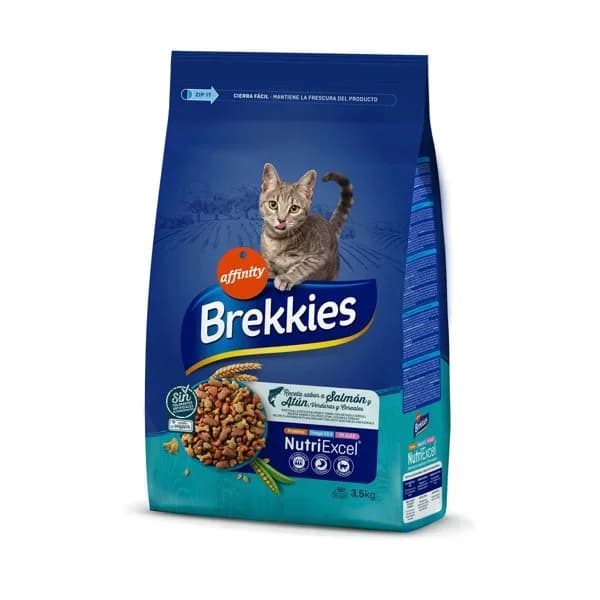 Pienso de pescado para gato adulto  Brekkies Excel  3,5 kg. - 3.5 kg - Imagen del producto en Findit