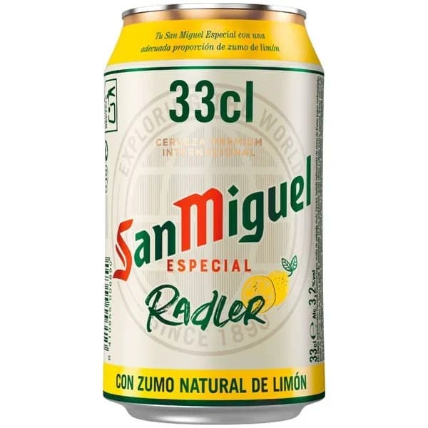 Cerveza con Limón Radler Lata 330ML - 0.33 l - Imagen del producto en Findit
