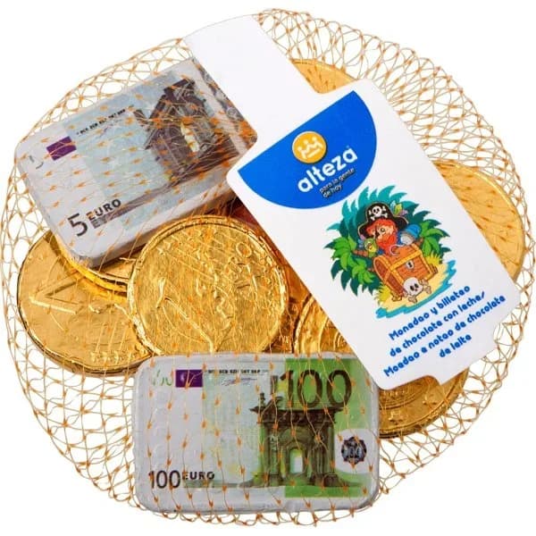 Monedas Billetes Chocolate Con Leche - 0.08 kg - Imagen del producto en Findit