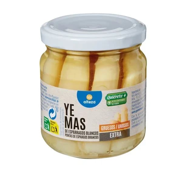 Espárragos Blancos Yemas Gruesos Tarro - 0.19 kg - Imagen del producto en Findit