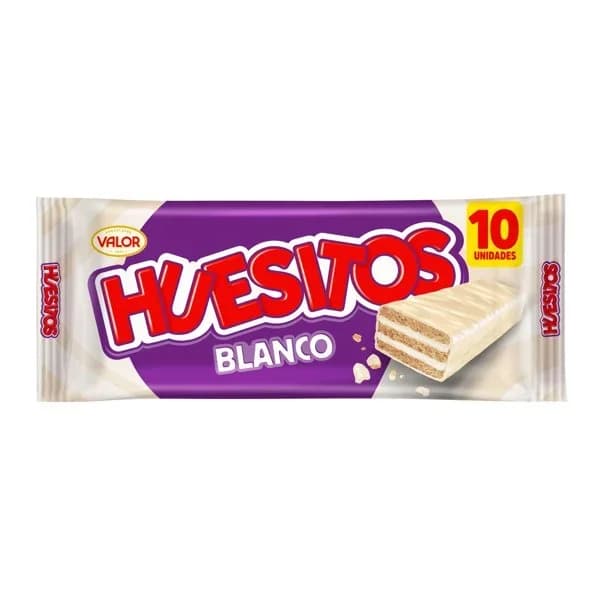 Snack Chocolate Blanco Huesitos 10UD - 0.2 kg - Imagen del producto en Findit