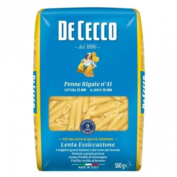 Penne rigate nº41 De Cecco 500 g. - 0.5 kg - Imagen del producto en Findit
