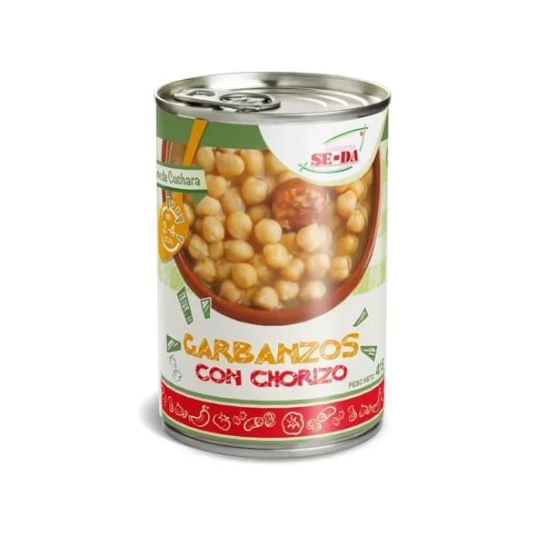 Garbanzos con Chorizo 415G - 0.42 kg - Imagen del producto en Findit