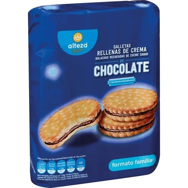 Galletas Rellenas Chocolate - 0.75 kg - Imagen del producto en Findit