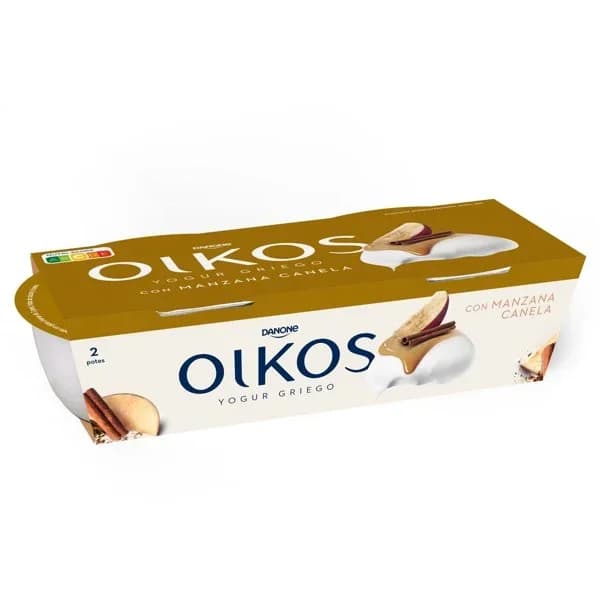 Yogur Griego Oikos Manzana y Canela 2UD - 1 ud - Imagen del producto en Findit