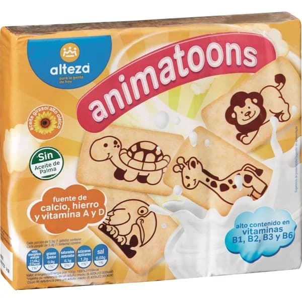 Galletas Tostadas Animatoons - 0.6 kg - Imagen del producto en Findit