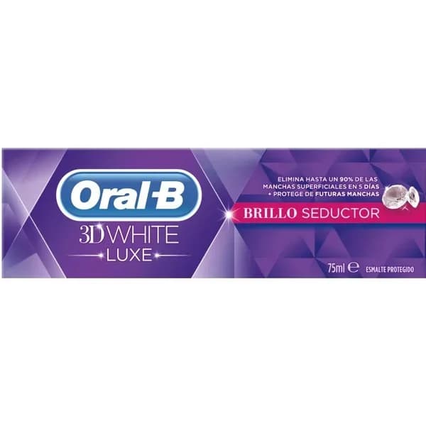 Dentífrico 3Dw Luxe brillo ORAL-B, tubo 75 ml - 0.08 ud - Imagen del producto en Findit