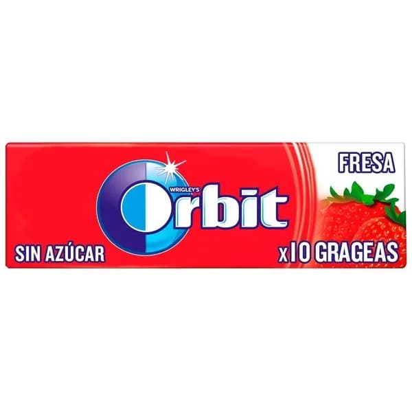 Chicle Fresa Ácida 10UD - 0.01 kg - Imagen del producto en Findit