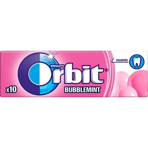 Chicle Bubblemint 10UD - 0.01 kg - Imagen del producto en Findit