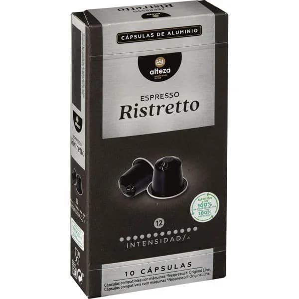 Café Cápsula Ristretto 10UD - 0.05 kg - Imagen del producto en Findit