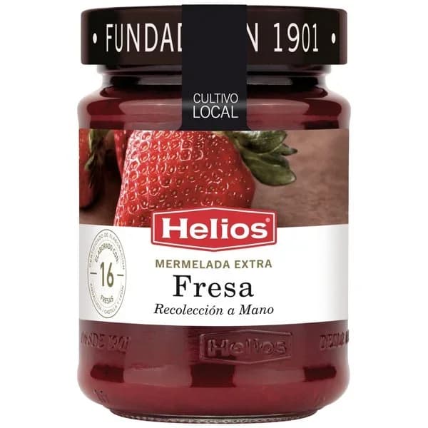 Mermelada de fresa HELIOS, frasco 340 g - 0.34 kg - Imagen del producto en Findit