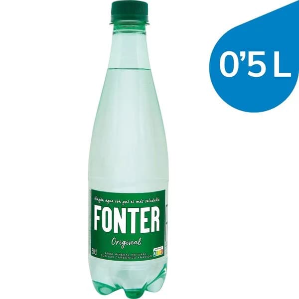 Agua Mineral  con Gas Botella - 0.5 l - Imagen del producto en Findit