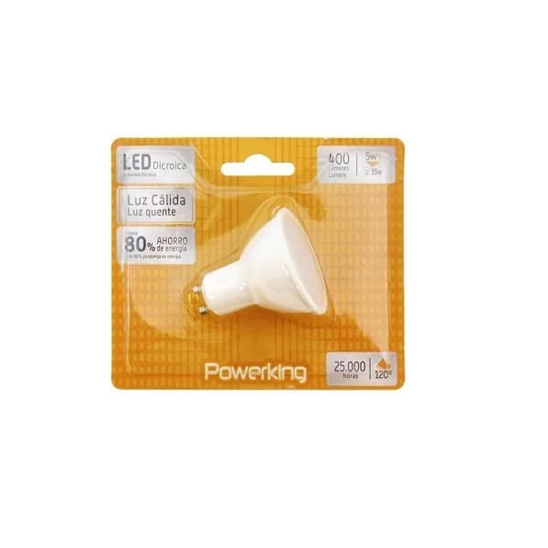 Bombilla LED Dicroica 5,5W GU10 3000K 470LM - 1 ud - Imagen del producto en Findit