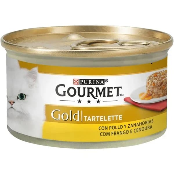 Comida Húmeda Gato Gourmet Gold Pollo 85G - 0.09 kg - Imagen del producto en Findit