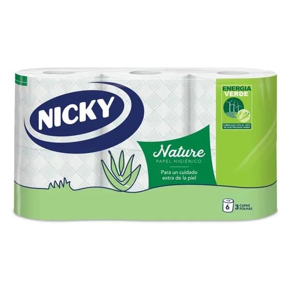 Papel Higiénico Nature Aloe Vera 6 Rollos - 1 ud - Imagen del producto en Findit