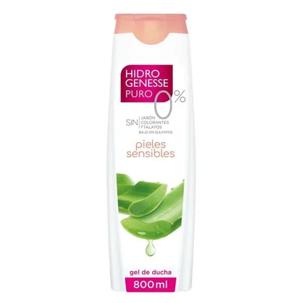 Gel piel sensible HIDROGENESSE, bote 800 ml - 0.8 l - Imagen del producto en Findit