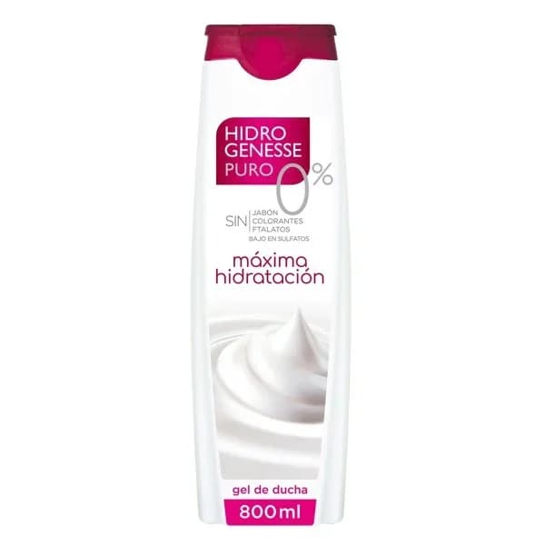 Gel hidratante HIDROGENESSE, bote 800 ml - 0.8 l - Imagen del producto en Findit