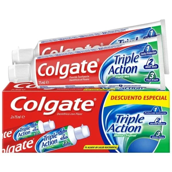 Dentífrico Triple Acción 2UD - 0.15 l - Imagen del producto en Findit