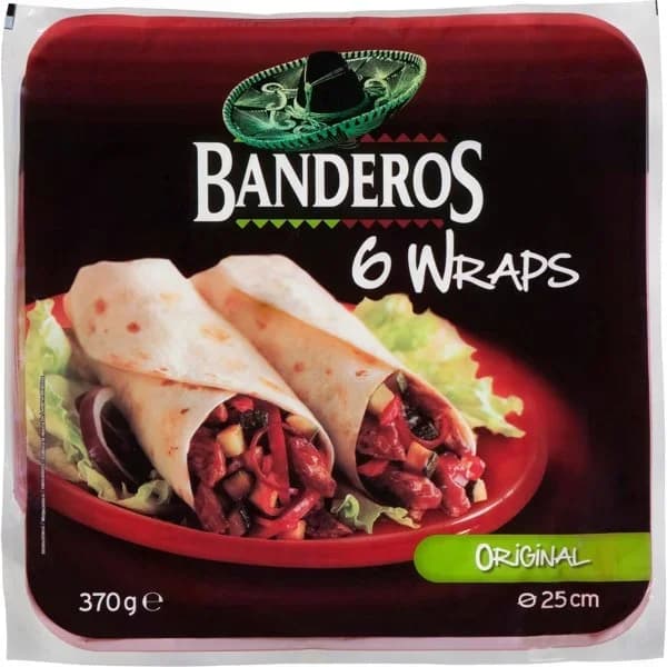 Tortillas Wrap Trigo 6U - 0.36 kg - Imagen del producto en Findit