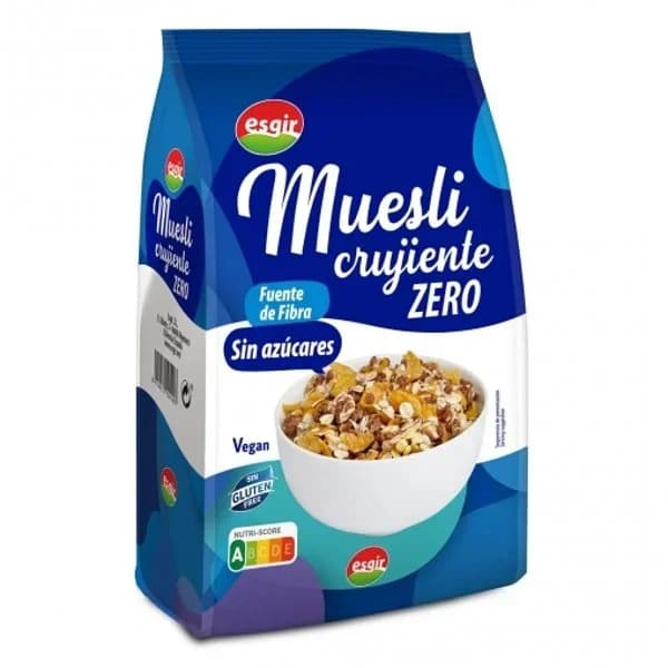 Muesli crujiente Zero Esguir sin gluten 350 g. - 0.35 kg - Imagen del producto en Findit