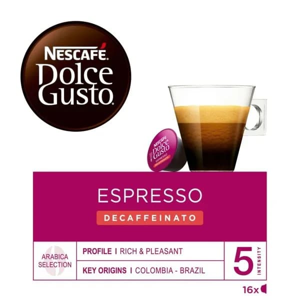 Café Cápsula Espresso Descafeinado Suave 16UD - 1 ud - Imagen del producto en Findit